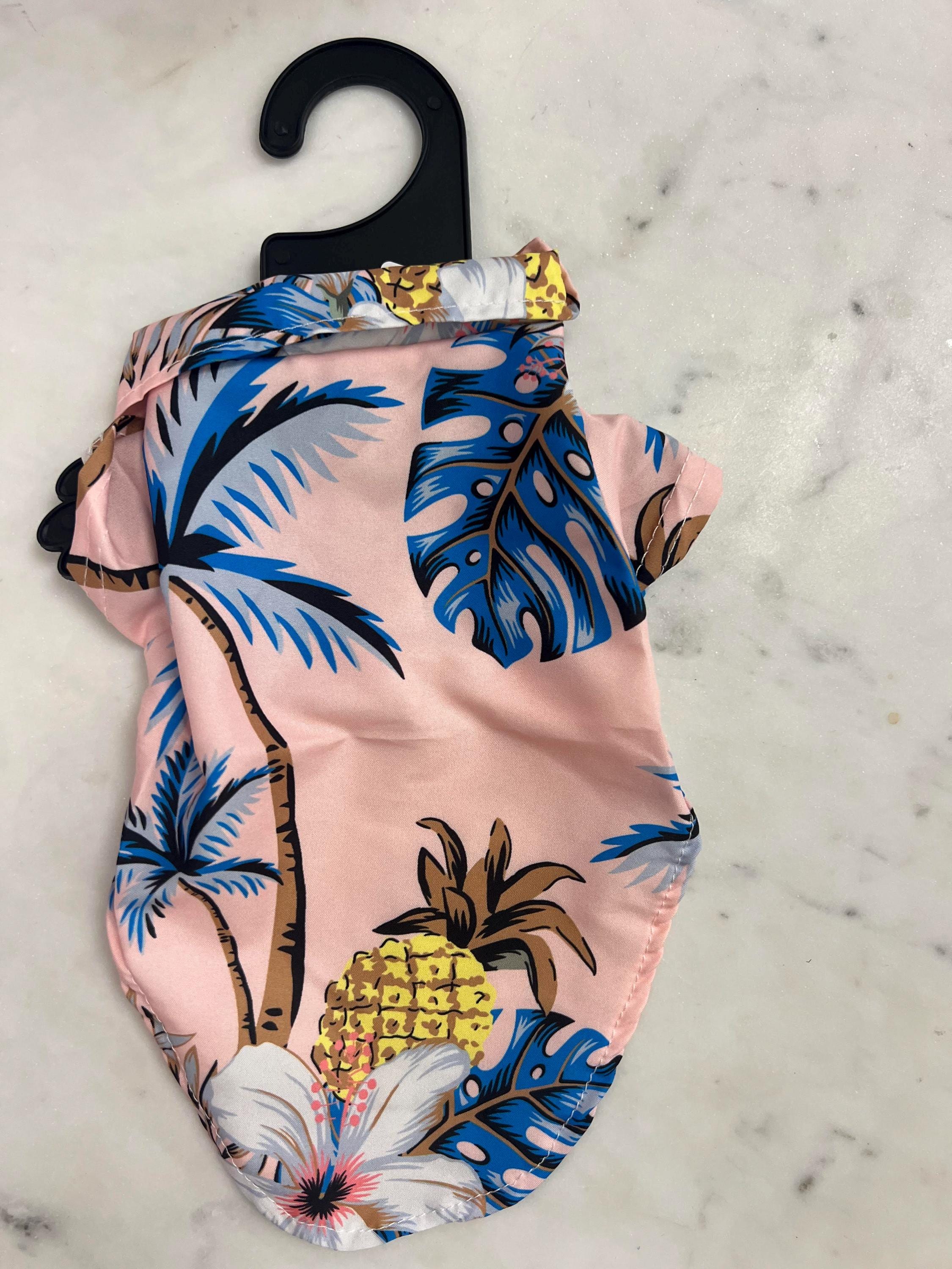 Hawaiian Tropical Style Shirts Beach Print Dogs & Cats T-Shirt / Hawaiian Tropical Style Shirt for Dogs and Cats