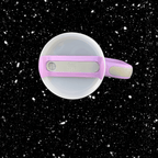 Snoopy Space 40 oz tumbler with handle purple engraved stainless steel mug on starry background