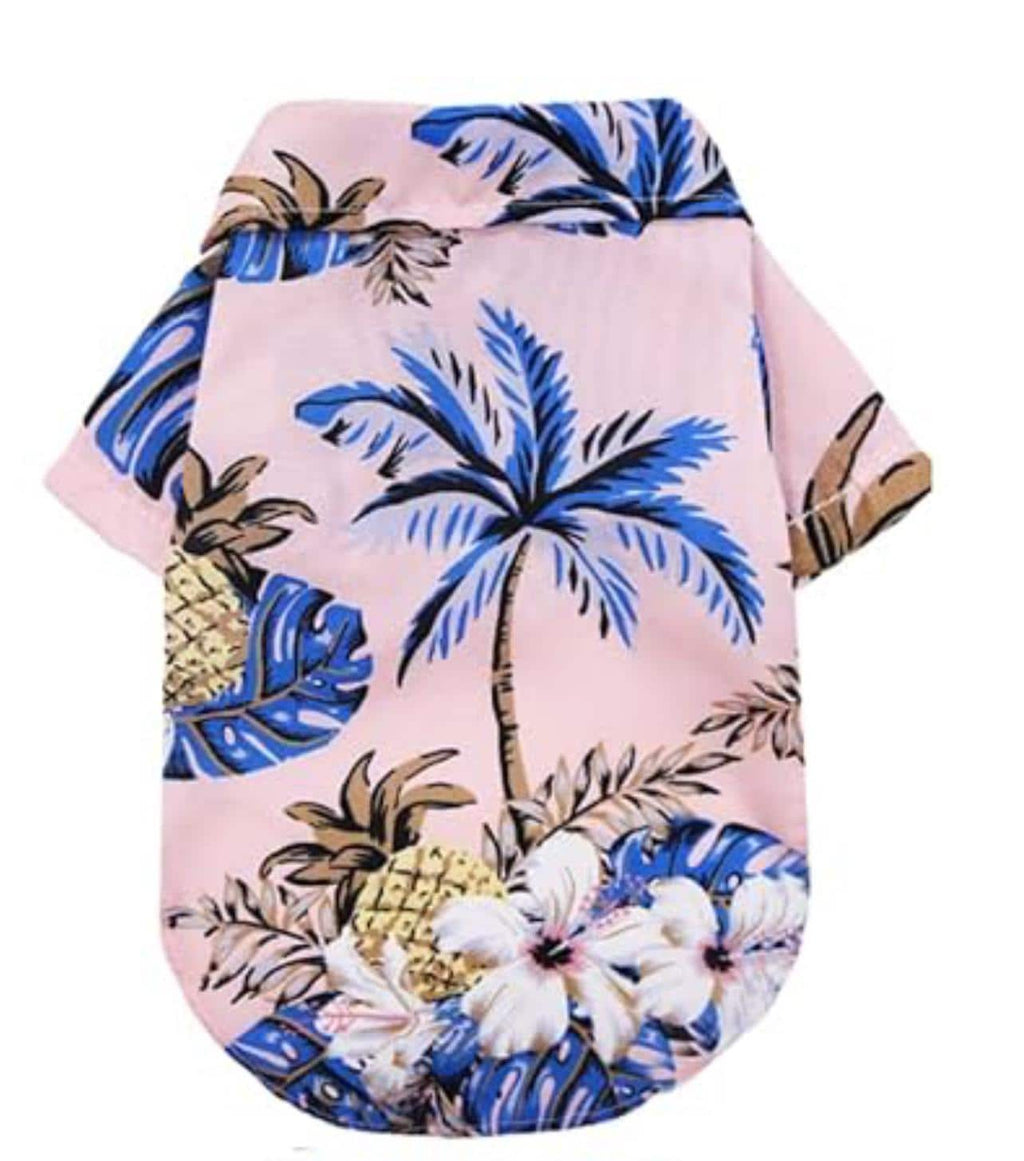 Hawaiian Tropical Style Shirts Beach Print Dogs & Cats T-Shirt / Hawaiian Tropical Style Shirt for Dogs and Cats
