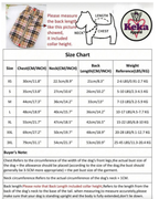 No-Pull Dog Harness Vest - Premium Padded Plaid Jacket with Zipper & Double D-Ring (XS-XL)