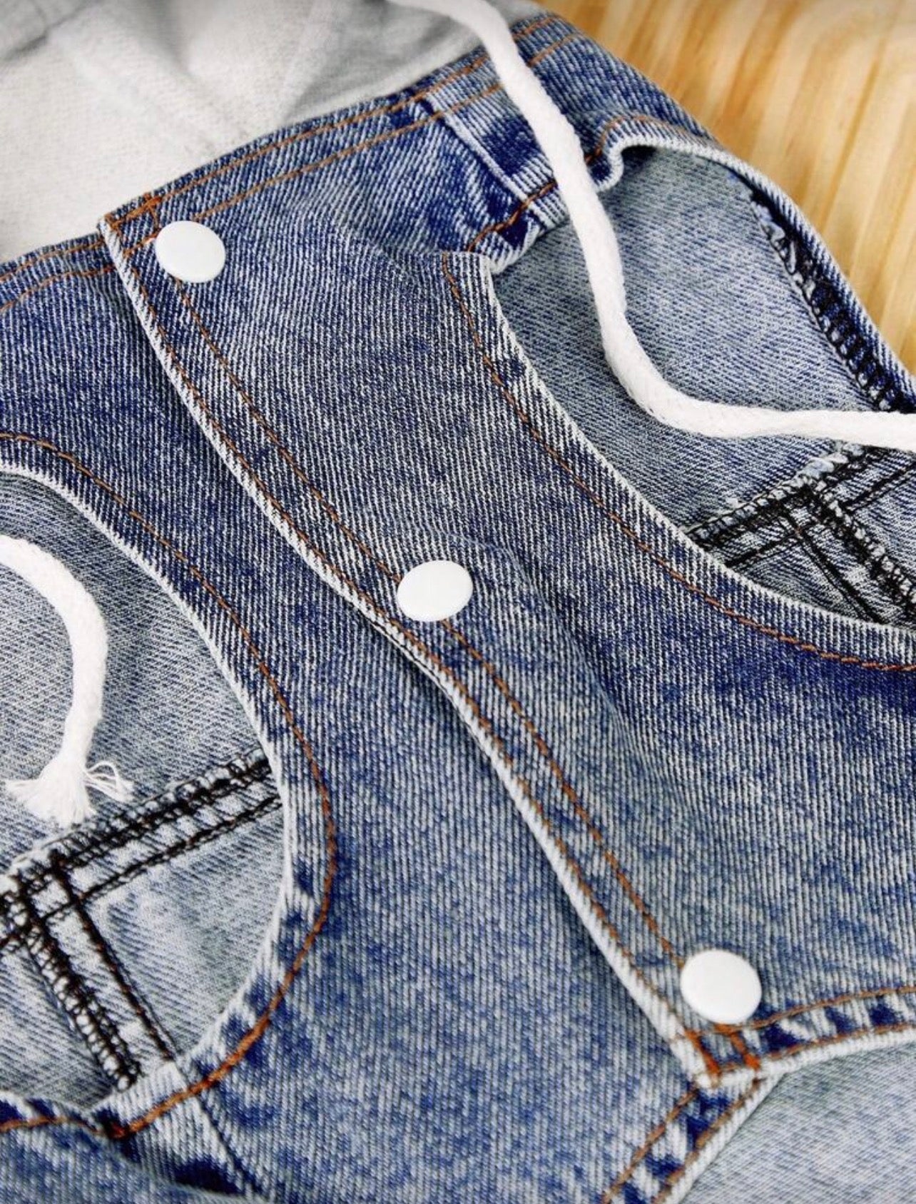 Dog Hoodie with Built-In D-Ring Harness | 2-in-1 Soft Fleece for Small Dogs S–XL