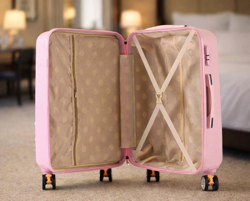 Hello Kitty Luggage Set – Hard Shell Spinner Carry-On & Travel Case (Pink, Red, Purple)