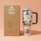 Snoopy Friends White Ice/Hot 40 Oz Tumbler Engraved