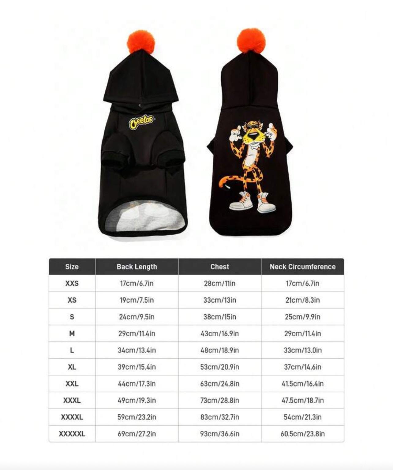 Cool Orange Pom Pet Hoodie | Funny Cartoon Dog Sweatshirt | Cute Streetwear Style for Small & Medium Dogs