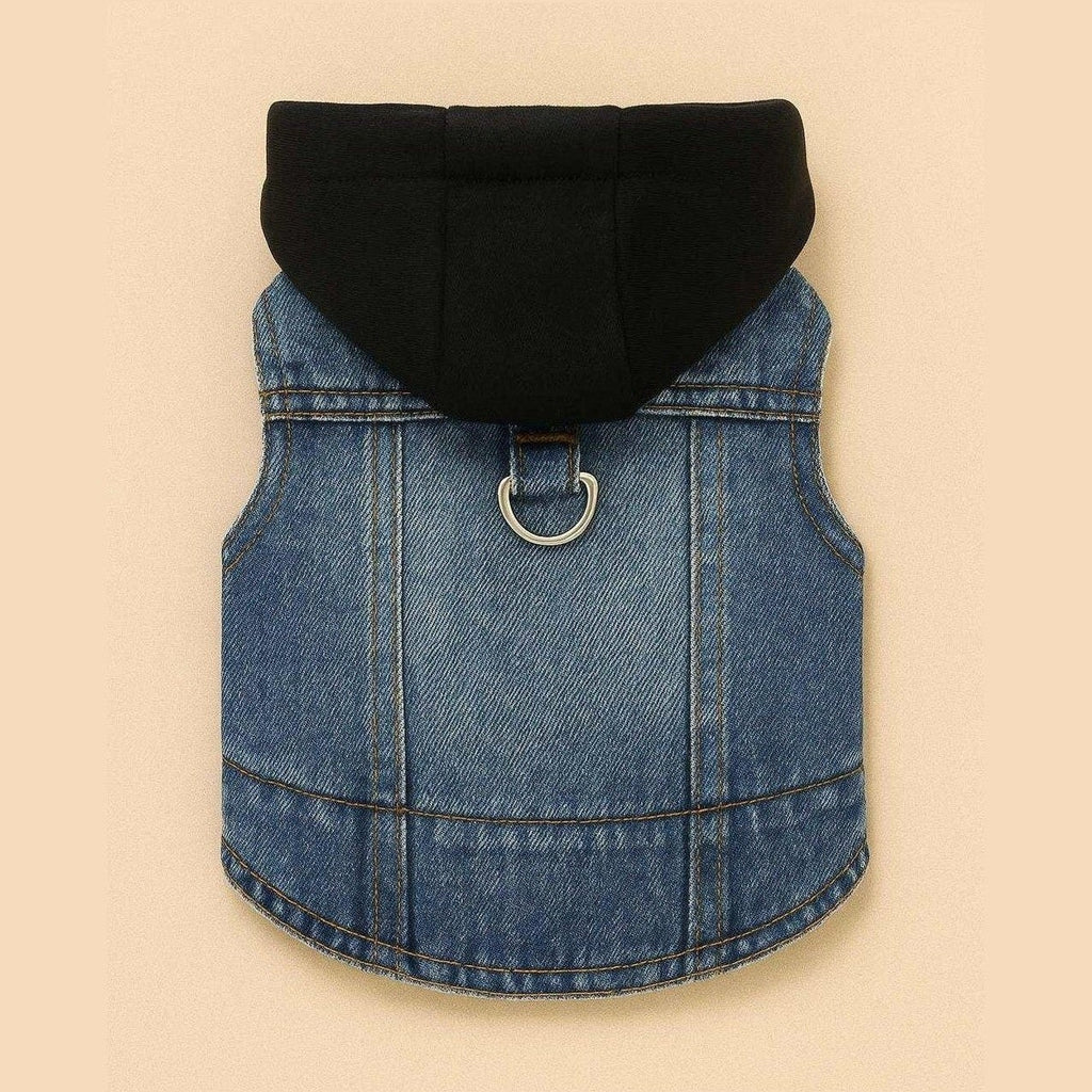 Dog hoodie color options in black