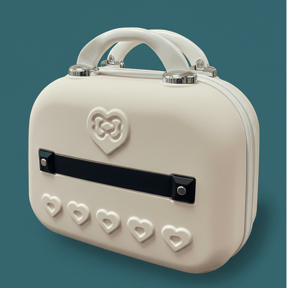 Maletín Hello Kitty beige - fondo contrastante