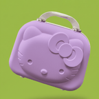 Maletín Hello Kitty purple - sin silla fondo verde