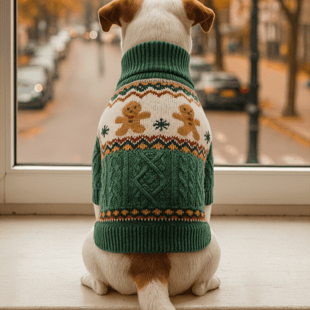 Perrito en ventana rediseñado