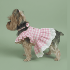 Pink Gingham Dress - No Back Bow