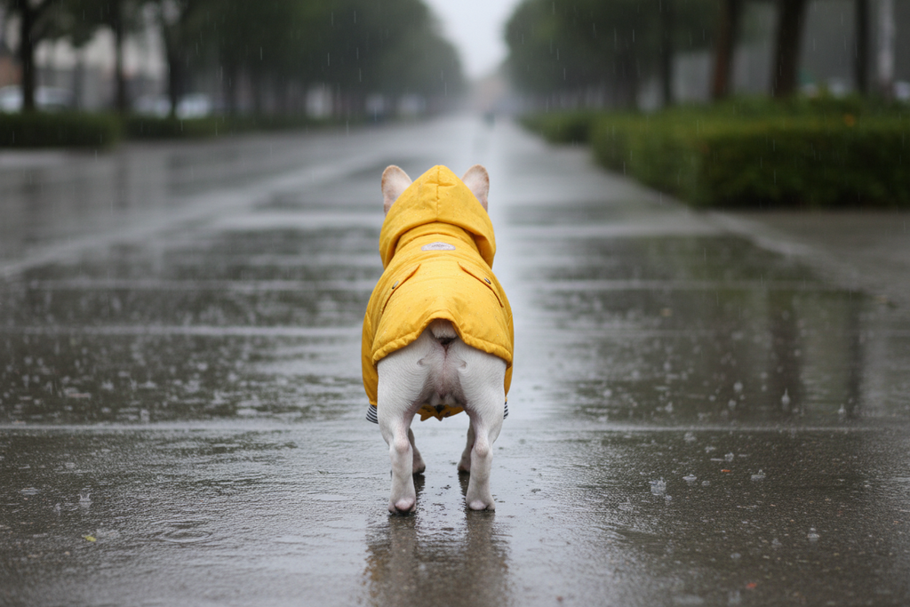 Vista trasera del abrigo